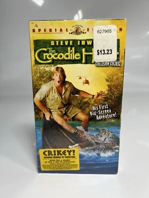 The Crocodile Hunter: Collision Course (Factory Sealed VHS 2002) Steve Irwin - Image 1 of 4