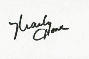 "Montreal Canadiens" Marty Howe handsignierte 3x5 Karte JG Autogramme COA - Bild 1 von 2