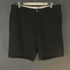 Tommy Bahama Herren Gr. 36 schwarz Seide Bermuda Shorts vorne flach entspannt Freizeit - Bild 1 von 9
