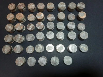 50 x 5 DM Münzen, 1966-1979,  560 Gramm 0.625 Silber,  Sammlungsauflösung - Bild 1 von 4