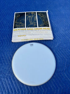 1 Nos 1970s Remo Weather King 15" Emperor Tom Tom smooth drum Head skin