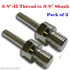 2x Kernbohrer Adapter 5/8"-11 UNC Gewinde Außen 3/8" Schaft Betonbohrer - Bild 1 von 4