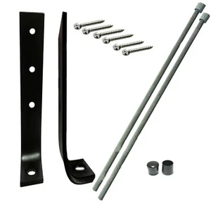 Shed, Arbor, Gazebo, Pergola Anchor - SCREW FIXING / SOFT GROUND KITS (LONG) - Picture 1 of 5