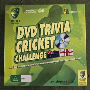 Cricket Australia DVD Trivia Cricket Challenge Board Game Official Box - Picture 1 of 3