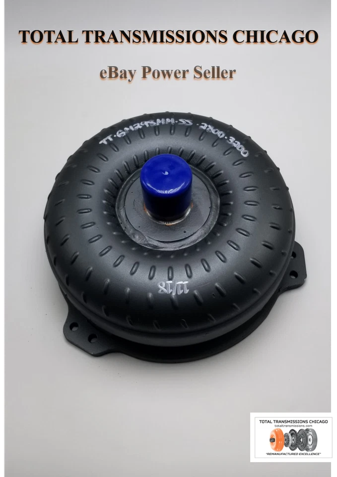 4L60E 700R4 TORQUE CONVERTER 2800-3200 STALL 10" 298MM 1 YEAR WARRANTY NON LS1 - Image 1 of 4