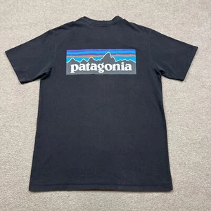 Patagonia T Shirt Mens Size XS Extra Small Black Pocket Tee Short Sleeve Outdoor - Picture 1 of 11
