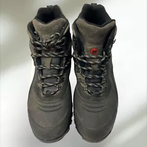 Merrell Boots Men's Size 14 Hiking Waterproof Black Leather J41907 Iceclaw 2013 - Picture 1 of 11