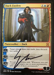 Dack Fayden Artist Proof Signed Sketched Eternal Masters EMA MTG - Picture 1 of 2