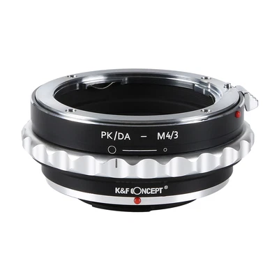 K&F Concept adapter for Pentax DA PK mount lens to Micro 4/3 Mount GH4 KF-DAM43 - Image 1 of 3