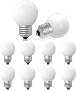 Bonlux 40W E27 Edison Screw ES Incandescent Bulb G45 Dimmable Bulb Globe Golf WW - Picture 1 of 7