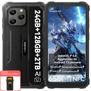 Blackview BV5300 Plus Rugged Smartphone Android 13 6,1" 24GB+128GB 6580mAh NFC - Foto 1 di 14