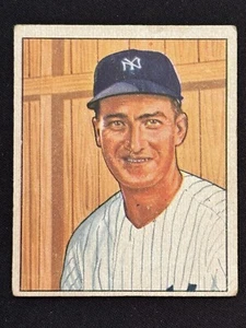 Bob Porterfield 1950 Bowman #216 - En muy buen estado - juego de relleno de baja calidad - Esquina trasera manchada - Imagen 1 de 2