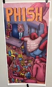 Phish Original Show Konzert Poster Bill Graham San Francisco 7/20 2016 Xxx/850 - Bild 1 von 3