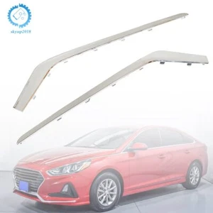 Par de molduras antiniebla inferiores para parachoques delantero para Hyundai Sonata 2018-2019 - Imagen 1 de 8
