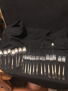 27 Pieces Of Made In China Stainless Flatware Used - Picture 1 of 6