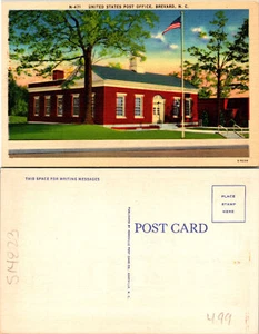 United States Post Office Brevard NC Postcard Unused 51523 - Picture 1 of 1