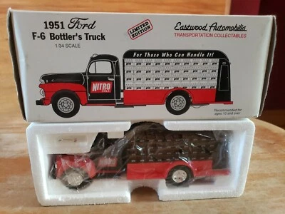 Camión embotellador Eastwood Automobilia 1951 Ford F-6 Nitro Cola escala 1/34 NUEVO Foto 1 de 3
