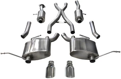 Sistema de escape Corsa Sport Cat-Back puntas de 4,5" Jeep Grand Cherokee 2011-2021 3,6 L Foto 1 de 3