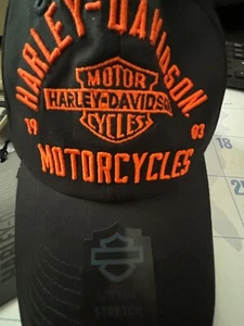 Harley-Davidson Cap "Apex Softail Stretch Fit Cap" 97720-25VM size small fast sh - Picture 1 of 6