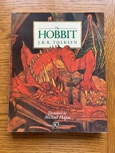 The Hobbit by J. R. R. Tolkien 1987 50th Anniversary Edition Unwin Paperback - Picture 1 of 9