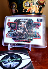 Stevie Turner 2022 Panini Prizm Debut WWE WHITE SPARKLE RC #22 Rookie Card NXT