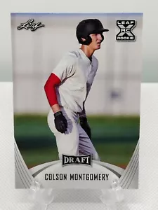 Colson Montgomery RC 2021 Leaf Draft Baseball Chicago White Sox Rookie - Foto 1 di 2