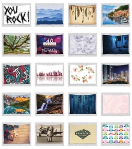 Wall Hanging Tapestry Fabric Wall Art for Bedroom Dorm Room Decor 2 Sizes - Picture 1 of 6