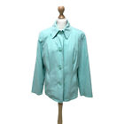 MARKS and SPENCER Womens Aqua Green Jacket Coat Large 16 (EU44)*