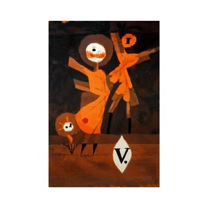 Paul Klee, Flower Family V, 1922, Lustre Canvas Print, 12" x 18" - Picture 1 of 10