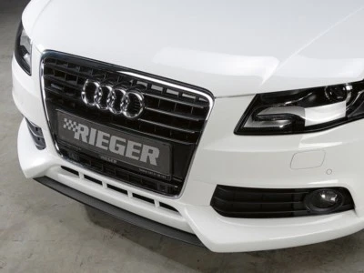 Rieger ABS Fits Audi A4 8E B8 Carbon Look Front Lip Splitter 99066 Foto 1 de 2