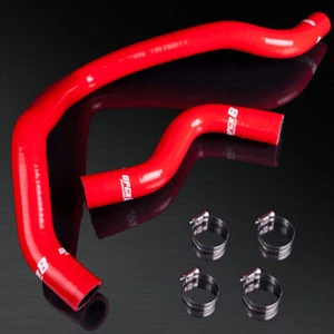 Kit de manguera de silicona radiador rojo de alto rendimiento para carreras Civic EG EK D15 D16 SOHC - Imagen 1 de 1