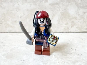 LEGO Pirates Caribbean poc012 Captain Jack Sparrow Skeleton Minifigure NUOVA - Imagen 1 de 1