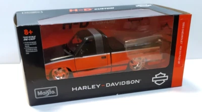 MAISTO H-D CUSTOM  1:24 PICK UP CHEVROLET 454 SS HARLEY DAVIDSON 1993 ART  32274 - Immagine 1 di 2
