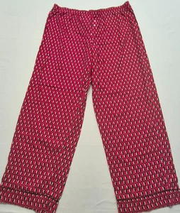 Victoria Secret Damen Pyjama/Loungehose rot Pinguin Print Pull On Gr. XL - Bild 1 von 10