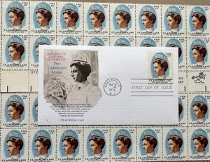 Clara Louise Maass 1976 FDC + 2 Blocks MNH 13c Stamps Scott 1699 - Picture 1 of 10