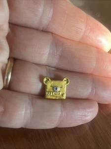 Shopkins Happy Places Dreamy Bear Golden Bear Only Tiny 1cm - Picture 1 of 8
