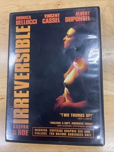 Irreversible (DVD, 2002) UNRATED/Rape/Revenge/Horror/Monica Bellucci Cult Film - Imagen 1 de 14
