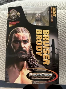 Powertown Wrestling Bruiser Brody Ultras Series 1 WWE WWF Wrestling Figure - Picture 1 of 2