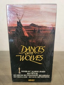 Dances With Wolves VHS RARE SEALED WATERMARK 1990 1st Print Orion *See Desc* - Picture 1 of 19