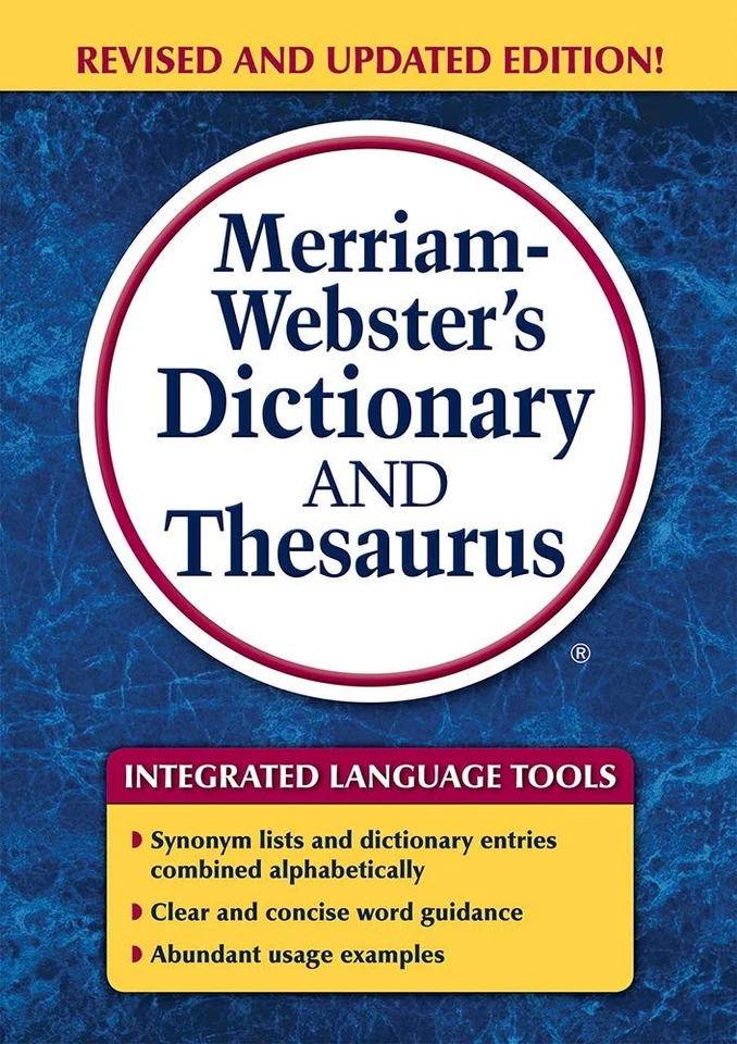 Merriam-Webster's Dictionary and Thesaurus  by Merriam-Webster - Image 1 of 1