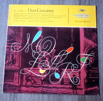 10" LP: W.A. MOZART: DON GIOVANNI(EXCERPTS),Berl. Philharm.,Deutsche Grammophon - Bild 1 von 4