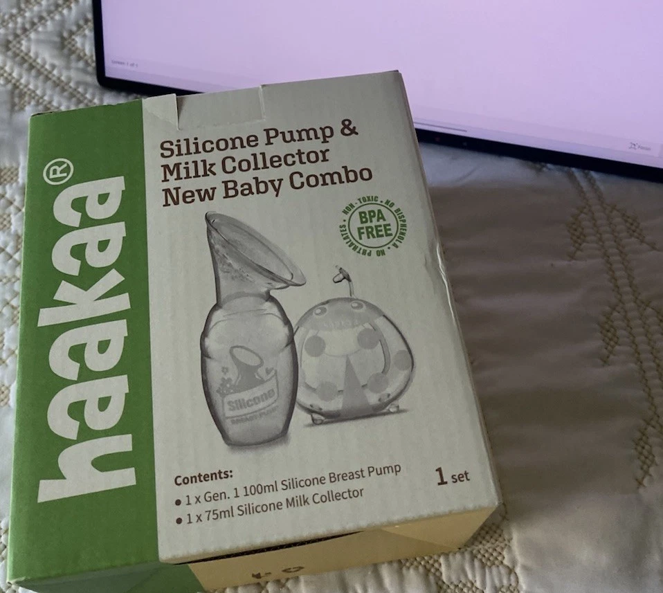 Haakaa Silicone Breast Pump and Milk Collector Set BPA-Free - Image 1 of 1