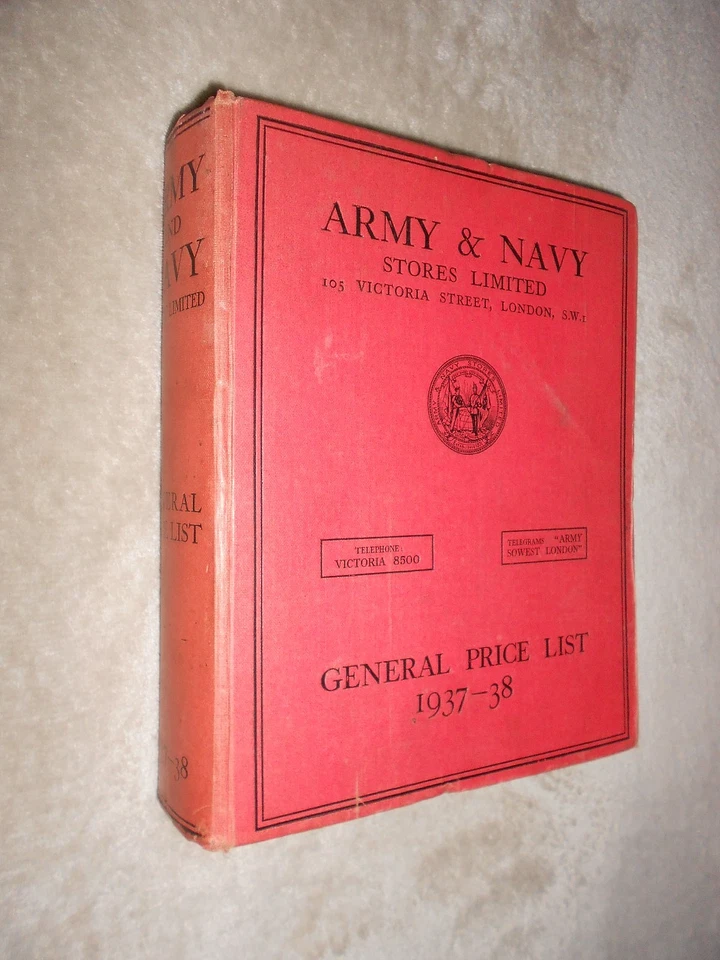 ARMY & NAVY STORES. PRICE LIST & CATALOGUE 1937-38. WELL ILLUSTRATED. 1187 PAGES - Photo 1/1
