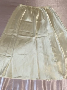 Ladies Vintage Cream Satin Look Half Slip by BHS. Size 12 - Picture 1 of 9