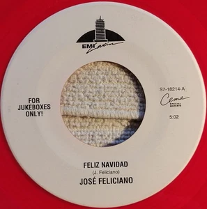 Jose Feliciano/Glen Campbell "Feliz Navidad / Blue Christmas" VG+ - Foto 1 di 3