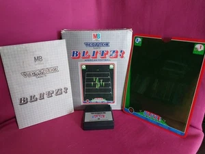 Vectrex Blitz! Cartridge, Manual, Overlay & Box GCE Milton Bradley 1982 - Picture 1 of 10