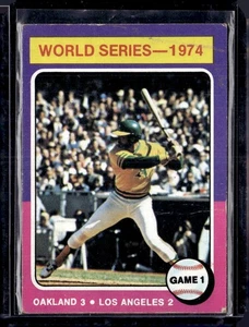 Juego Serie Mundial Topps #461 1974 1975 - Imagen 1 de 2
