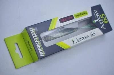 Camarones Imakatsu i-Arrow 65 Suspensión Topwater 64mm 4.4g Río Mihiara Tenaga Nuevo en Paquete Foto 1 de 4