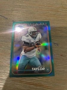 2024 Topps Chrome - Jason Taylor #108 Teal Refractor /250 - Picture 1 of 4