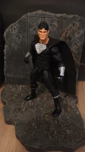 3.75" 1:18 Custom Action Figure Superman Black Suit DC Comics Marvel Universe - Picture 1 of 6